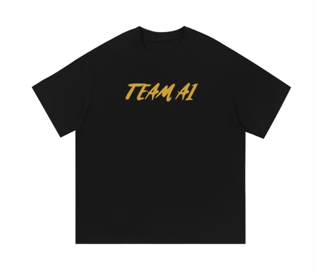 Team AI Black Tee